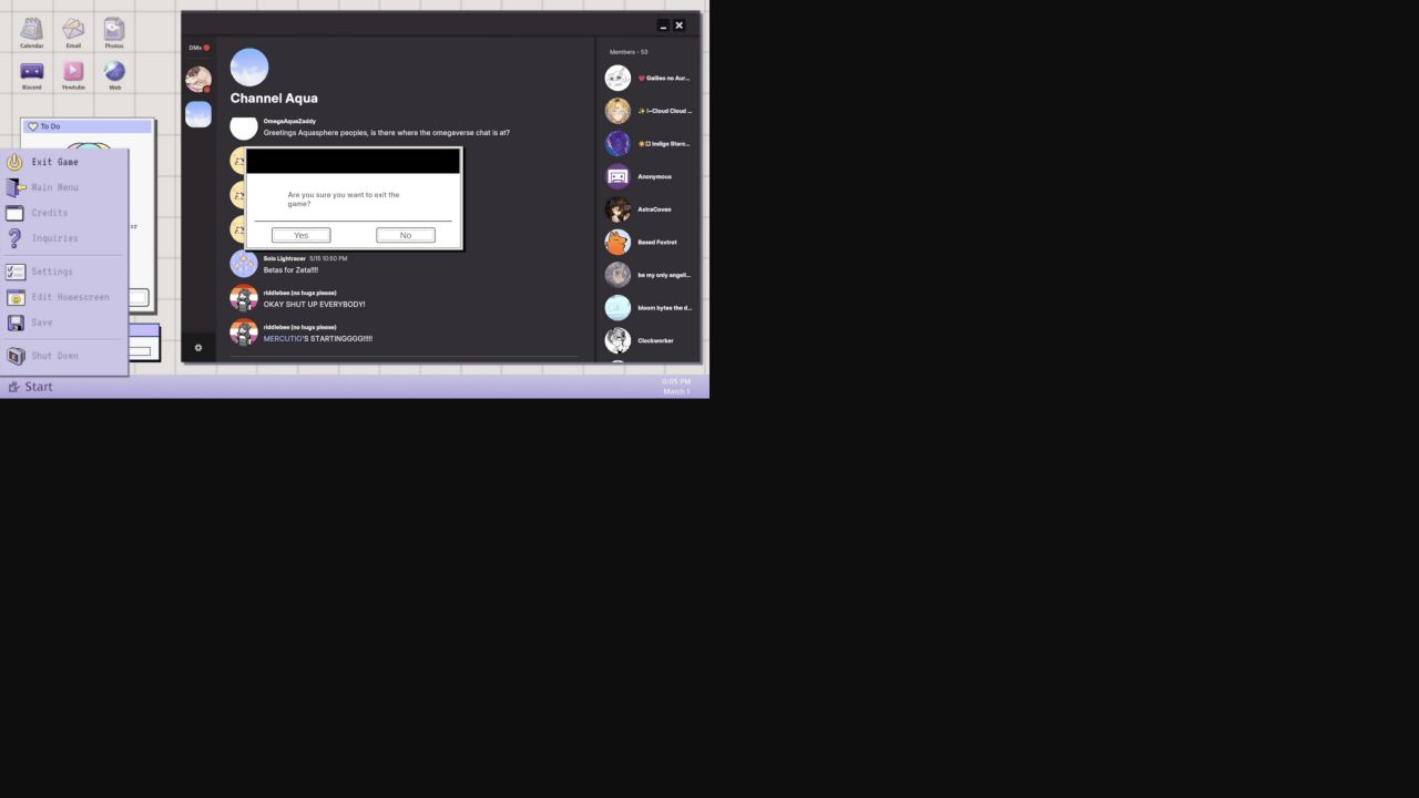 Official lovebyte.exe stream interface screenshot